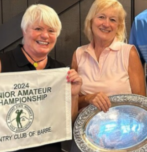 Lin Culver, Mid-Amateur Champion with VSWGA President Linda Jane Parsons